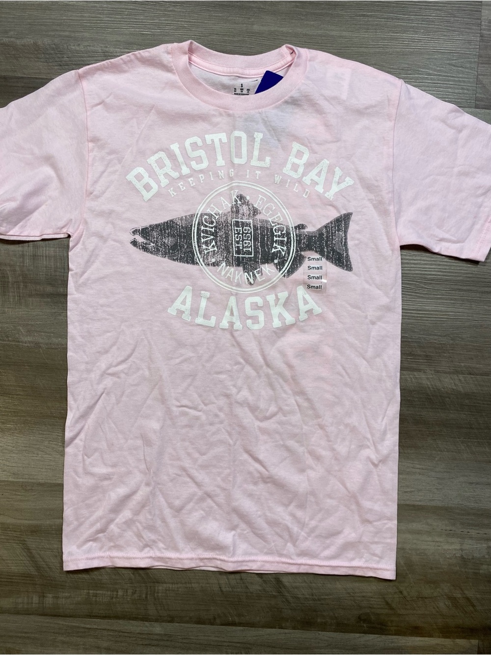 Champion Kids' Light Pink 'Bristol Bay Alaska' Graphic Tee